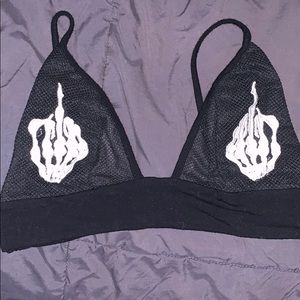 Skeleton bralette